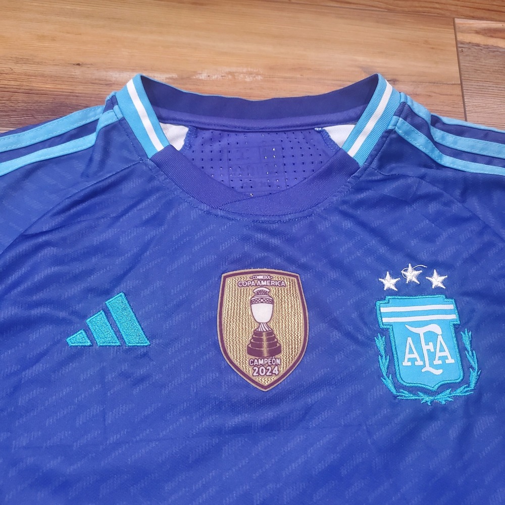 Adidas Argentina 2024 Copa America Jersey Blue Jesse 28 Authentic Soccer Mens L - Picture 2 of 15